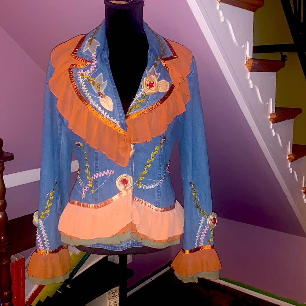 Carrie Allen Vintage Embellished Denim